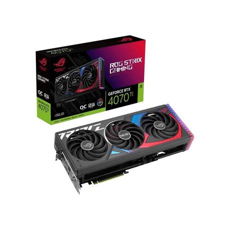 Asus ROG Strix GeForce RTX 4070 Ti OC Edition 12GB GDDR6X Graphics Card 90YV0II0-M0NA00