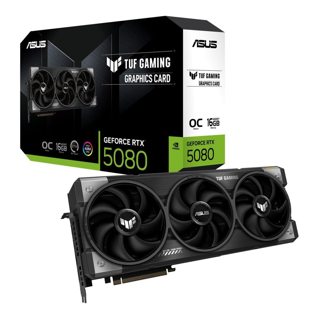 ASUS TUF Gaming GeForce RTX 5080 16GB GDDR7 Graphics Card 90YV0M30-M0NA00