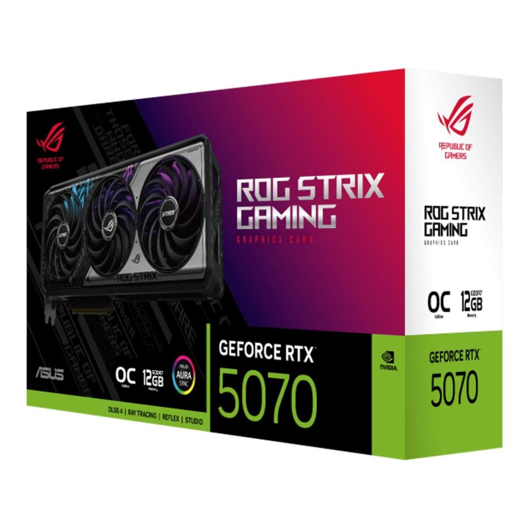 ASUS Strix GeForce RTX 5070 12GB GDDR7 OC Graphics Card 90YV0M80-M0NA00