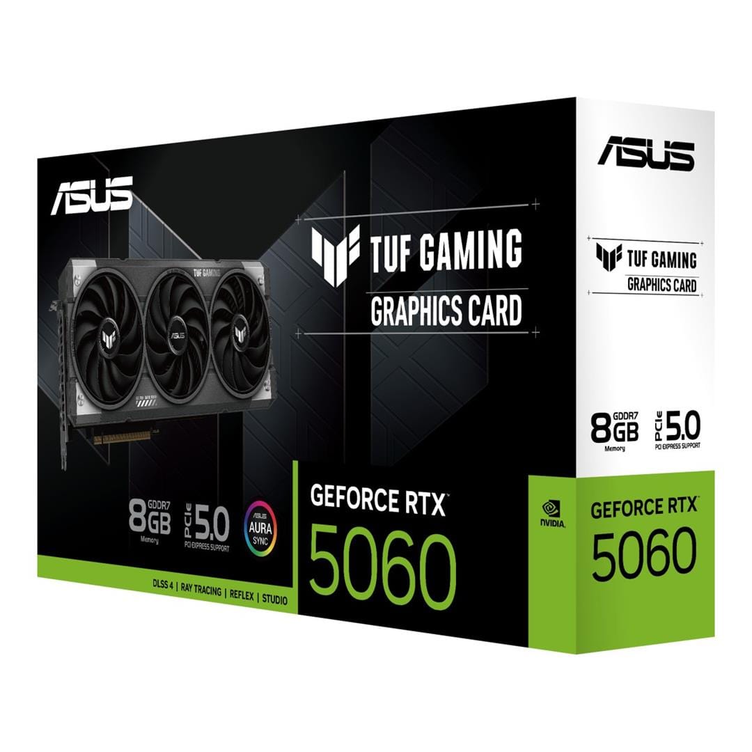 ASUS TUF Gaming GeForce RTX 5060 8GB GDDR7 Graphics Card 90YV0N01-M0NA00