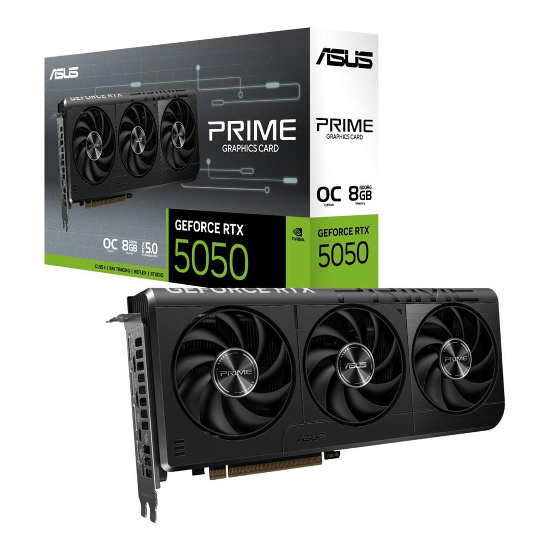 ASUS Prime GeForce RTX 5050 8GB GDDR6 Graphics Card