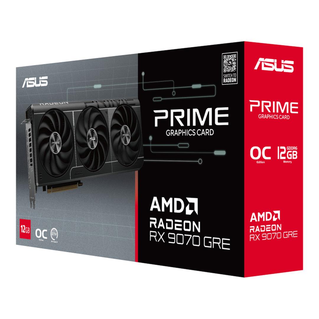 ASUS Prime Radeon RX 9070 GRE EVO OC Edition 12GB GDDR6 Graphics Card 90YV0PN1-M0AA00