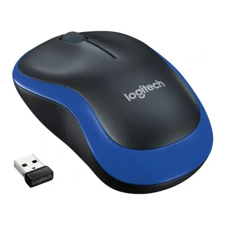 Logitech M185 Wireless Mouse Blue 910-002632
