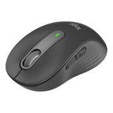 Logitech Signature M650 Bluetooth and Logi Bolt Wireless Mouse Graphite 910-006259