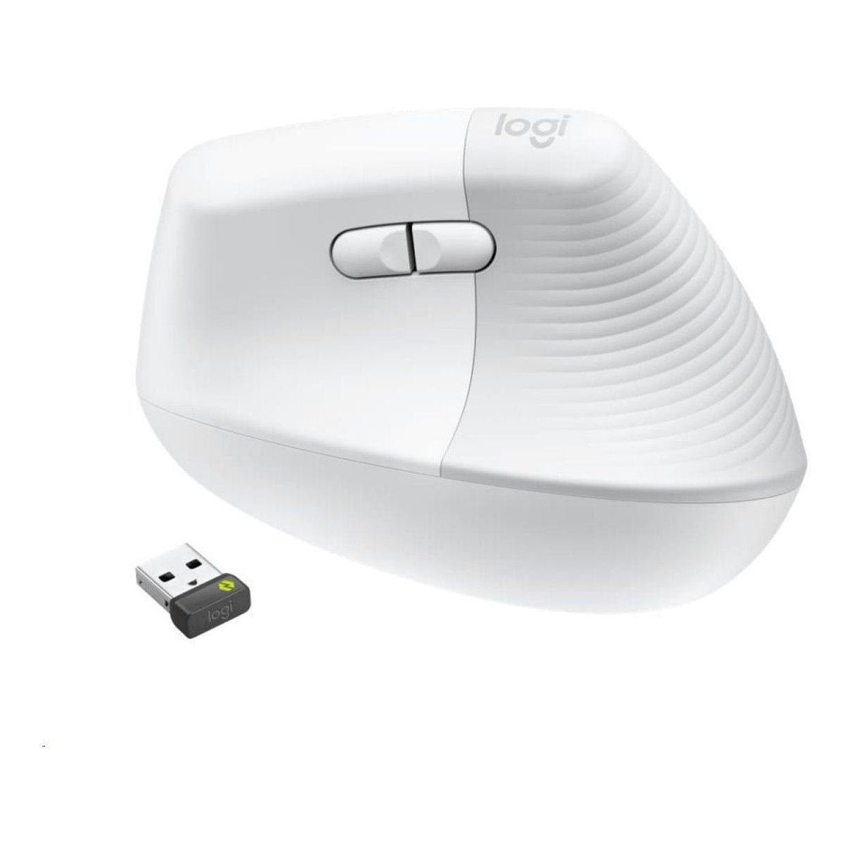 Logitech Lift Vertical Ergonomic Mouse Off White 910-006486