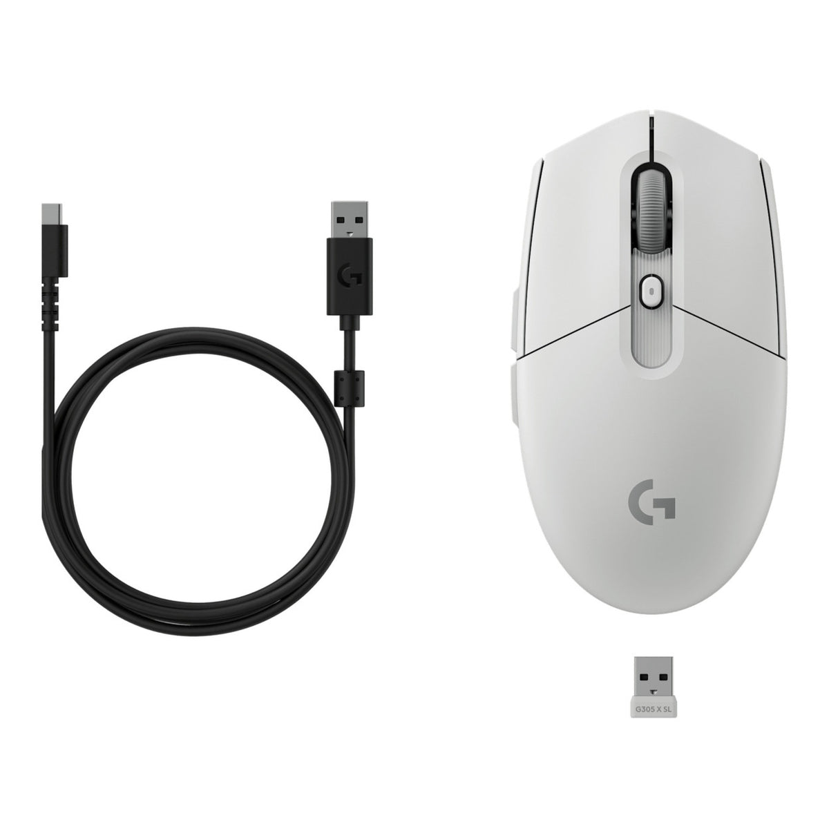 Logitech G305 X SUPERLIGHT Wireless Gaming Mouse White 910-007748