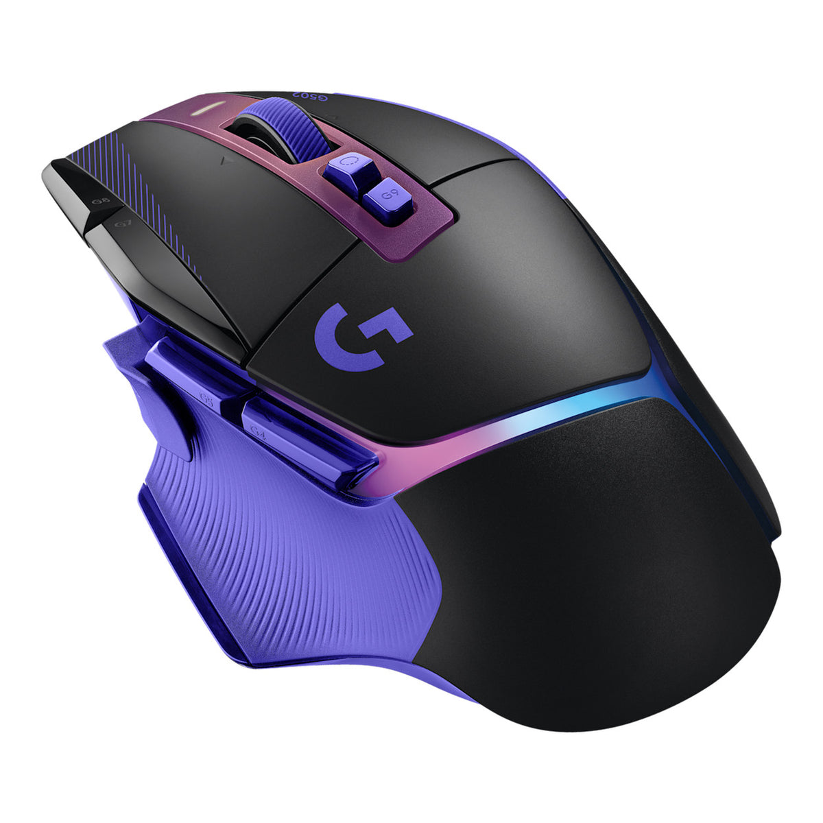 Logitech G502 X PLUS LIGHTSPEED Wireless RGB Gaming Mouse Dark Lilac 910-007811