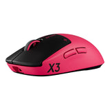 Logitech PRO X3 SUPERSTRIKE LIGHTSPEED Wireless Gaming Mouse Pink Eclipse 910-007870