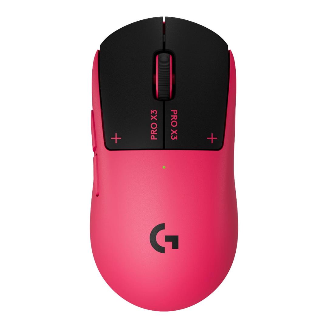 Logitech PRO X3 SUPERSTRIKE LIGHTSPEED Wireless Gaming Mouse Pink Eclipse 910-007870
