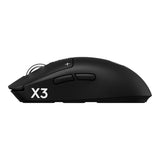 Logitech PRO X3 SUPERSTRIKE LIGHTSPEED Wireless Gaming Mouse Midnight Black 910-007879