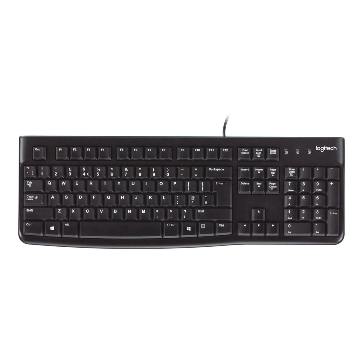 Logitech K120 Wired Keyboard Black 920-002479