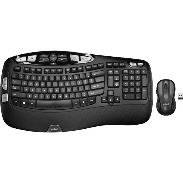 Logitech MK550 Wireless Wave Keyboard and Mouse Combo 920-002555