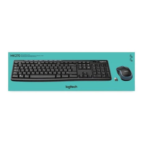Logitech® MK270 Wireless Keyboard and Mouse Combo 920-003381
