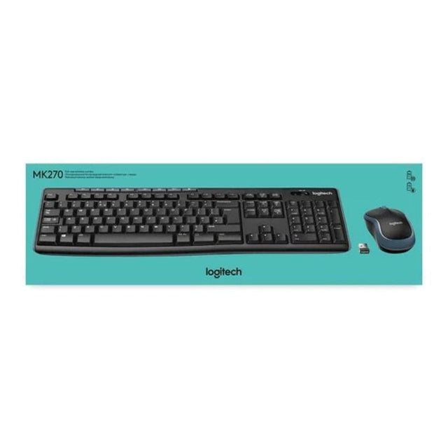 Logitech® MK270 Wireless Keyboard and Mouse Combo 920-003381