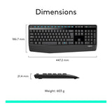 Logitech MK345 Keyboard and Mouse Combo Black 920-006489