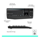 Logitech MK345 Keyboard and Mouse Combo Black 920-006489