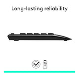 Logitech MK345 Keyboard and Mouse Combo Black 920-006489