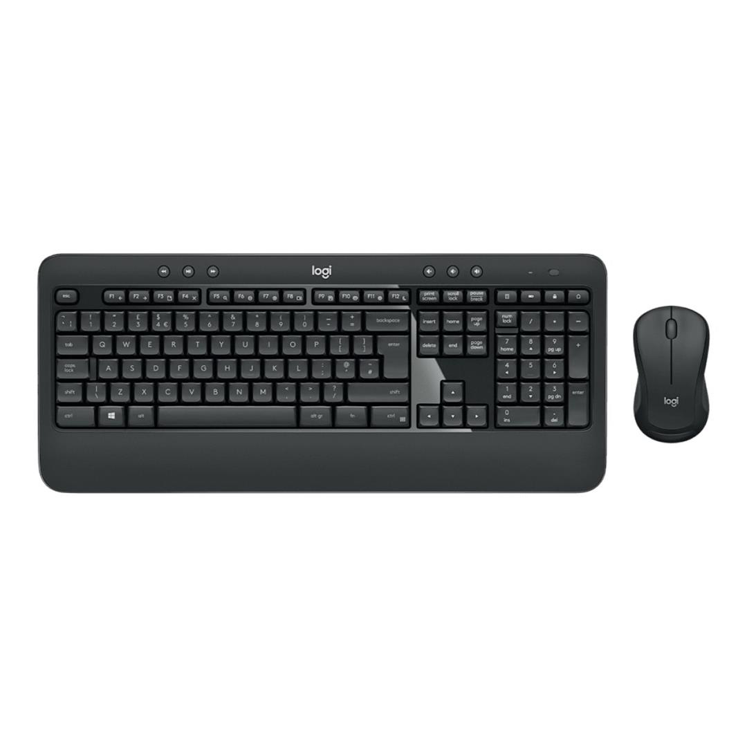 Logitech MK540 Advanced Wireless Keyboard and Mouse Combo US Layout Black 920-008691