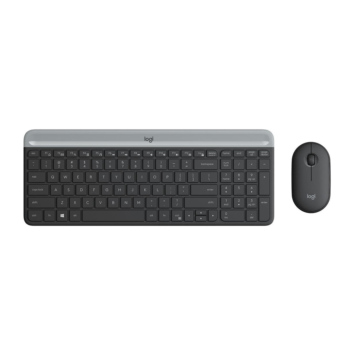 Logitech® MK470 Slim Wireless Keyboard and Mouse Combo  Graphite 920-009182