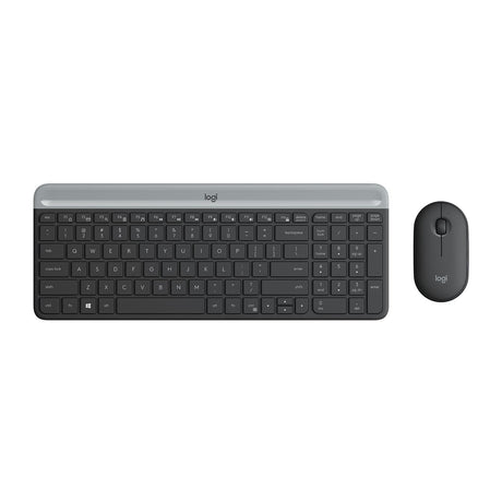 Logitech® MK470 Slim Wireless Keyboard and Mouse Combo  Graphite 920-009182