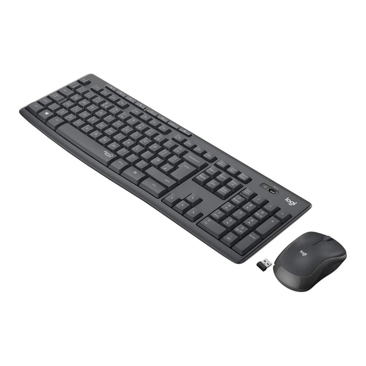 Logitech® MK295 Silent Wireless Keyboard and Mouse Combo Graphite 920-009813