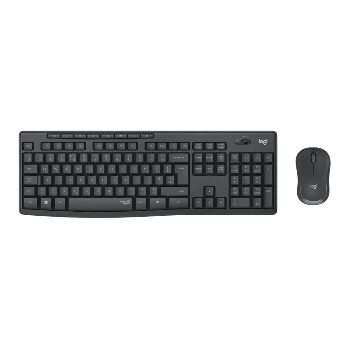 Logitech® MK295 Silent Wireless Keyboard and Mouse Combo Graphite 920-009813