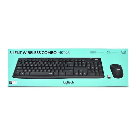 Logitech® MK295 Silent Wireless Keyboard and Mouse Combo Graphite 920-009813