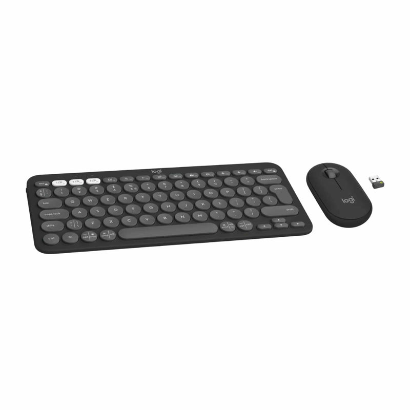 Logitech Pebble 2 Combo Wireless Keyboard and Mouse Graphite 920-012239