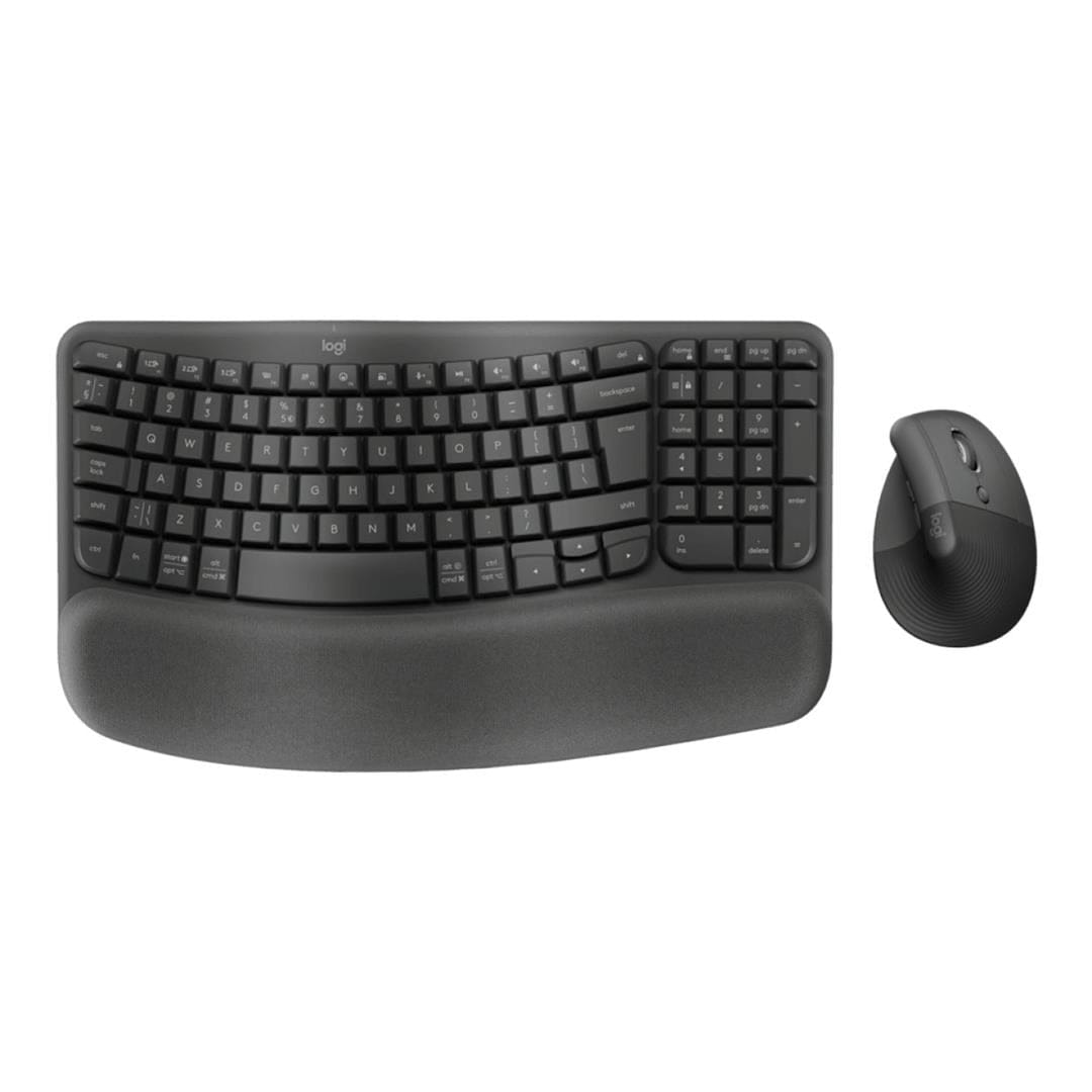 Logitech Wave Keys and Lift Wireless Keyboard and Mouse Combo 920-013635
