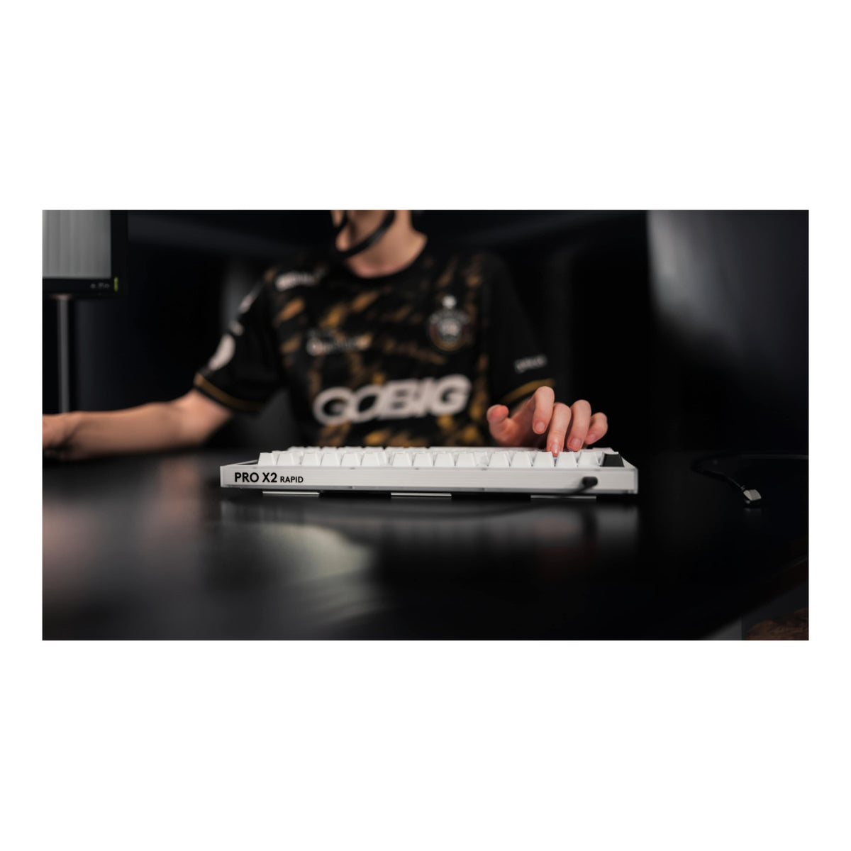 Logitech PRO X2 RAPID TKL Wired Gaming Keyboard White 920-014097
