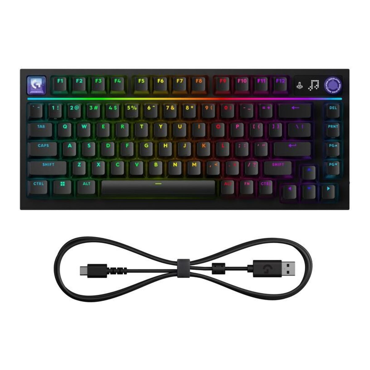 Logitech G316 X 75 Tactile Wired Gaming Keyboard Black 920-014281