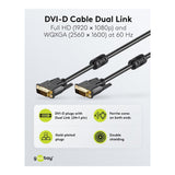 Goobay 1.8m DVI-D Dual Link Gold-Plated Cable 93574