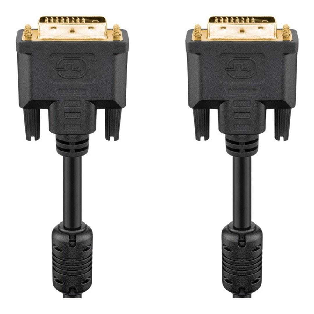 Goobay 1.8m DVI-D Dual Link Gold-Plated Cable 93574