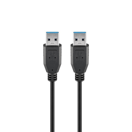 Goobay USB 3.0 SuperSpeed Male to Male 3m Cable Black 93929