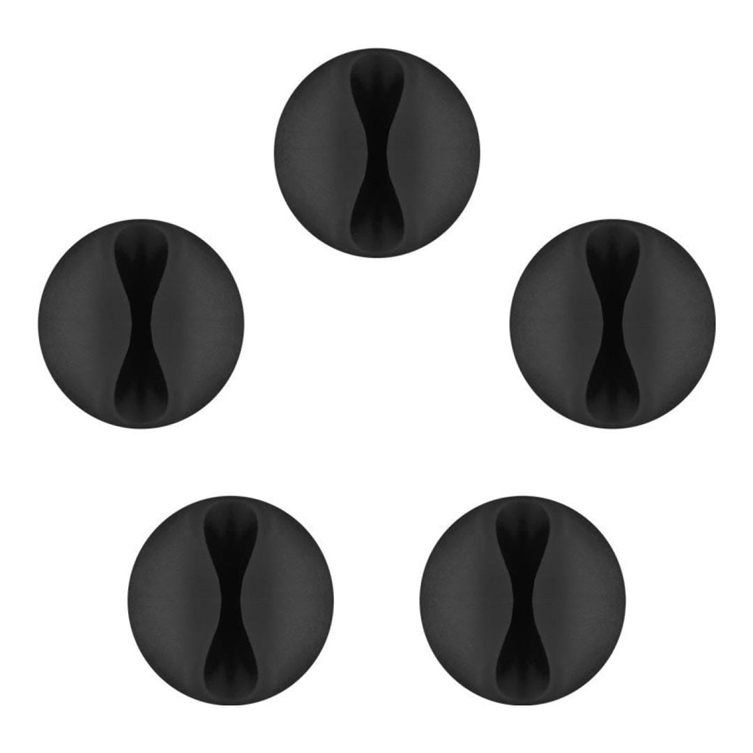 Goobay Cable Management 1-slot 5-piece Set Black 95040