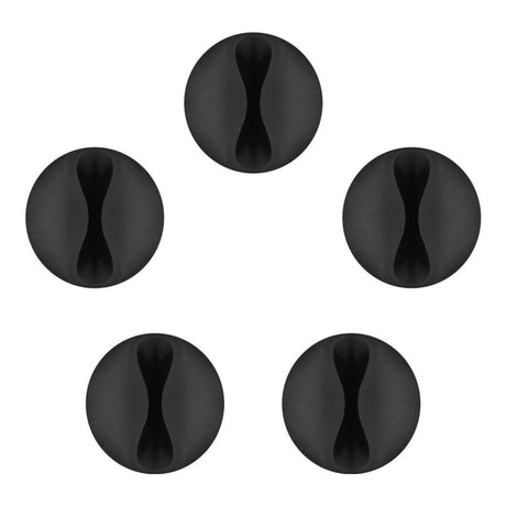 Goobay Cable Management 1-slot 5-piece Set Black 95040