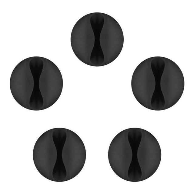 Goobay Cable Management 1-slot 5-piece Set Black 95040