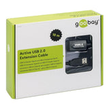 Goobay 10m Active USB 2.0 Extension Cable Black 95119