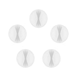 Goobay Cable Management 1-slot 5-piece Set White 95183