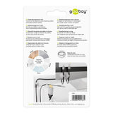 Goobay Cable Management 1-slot 5-piece Set White 95183