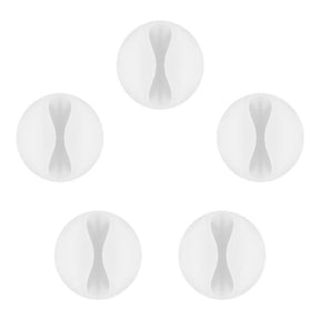 Goobay Cable Management 1-slot 5-piece Set White 95183