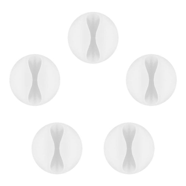 Goobay Cable Management 1-slot 5-piece Set White 95183