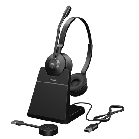 Jabra Engage 55 USB Stereo Headset with Charging Stand 9559-455-111