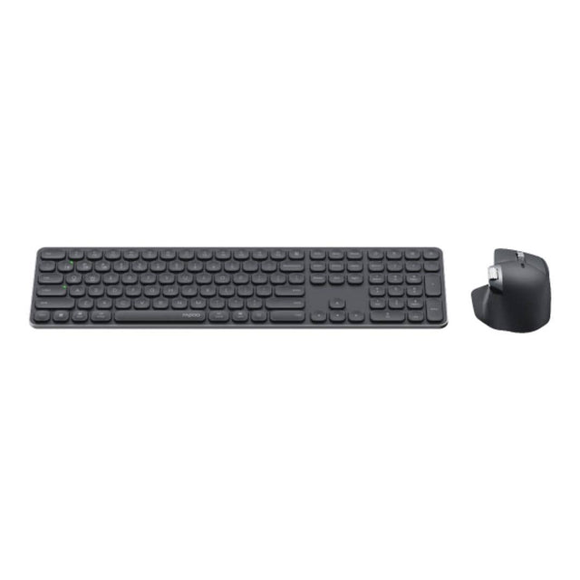 Rapoo Multi-Mode Blade Ultra Slim Wireless Keyboard and Mouse Combo Black 9560M
