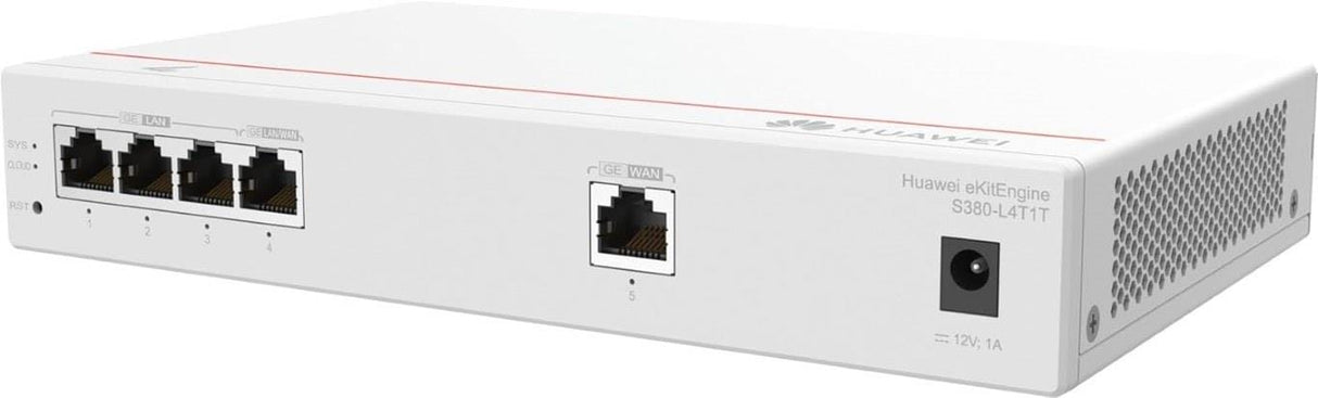 Huawei CloudEngine S380-L4T1T 1xGE WAN port 4xGE LAN ports Gigabit Ethernet Switch - Grey 98012177