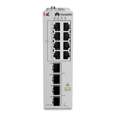Huawei eKitEngine S210I-8P4SX 8-port Industrial Switch with 4x SFP Ports 98012933