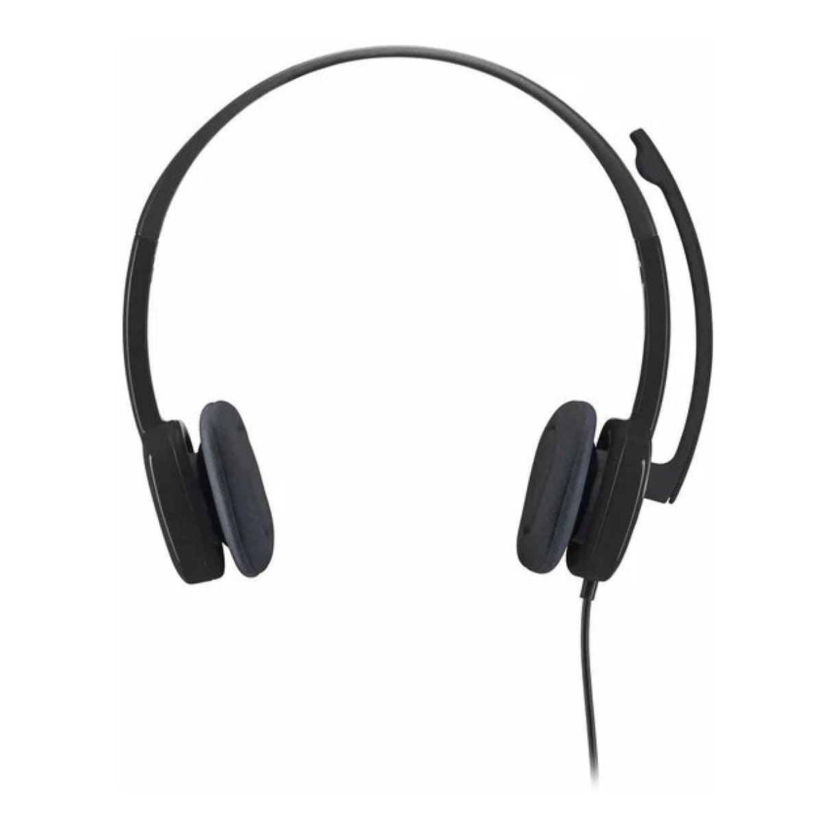 Logitech® H151 Stereo Headset With Noise-Cancelling Mic Black 981-000590