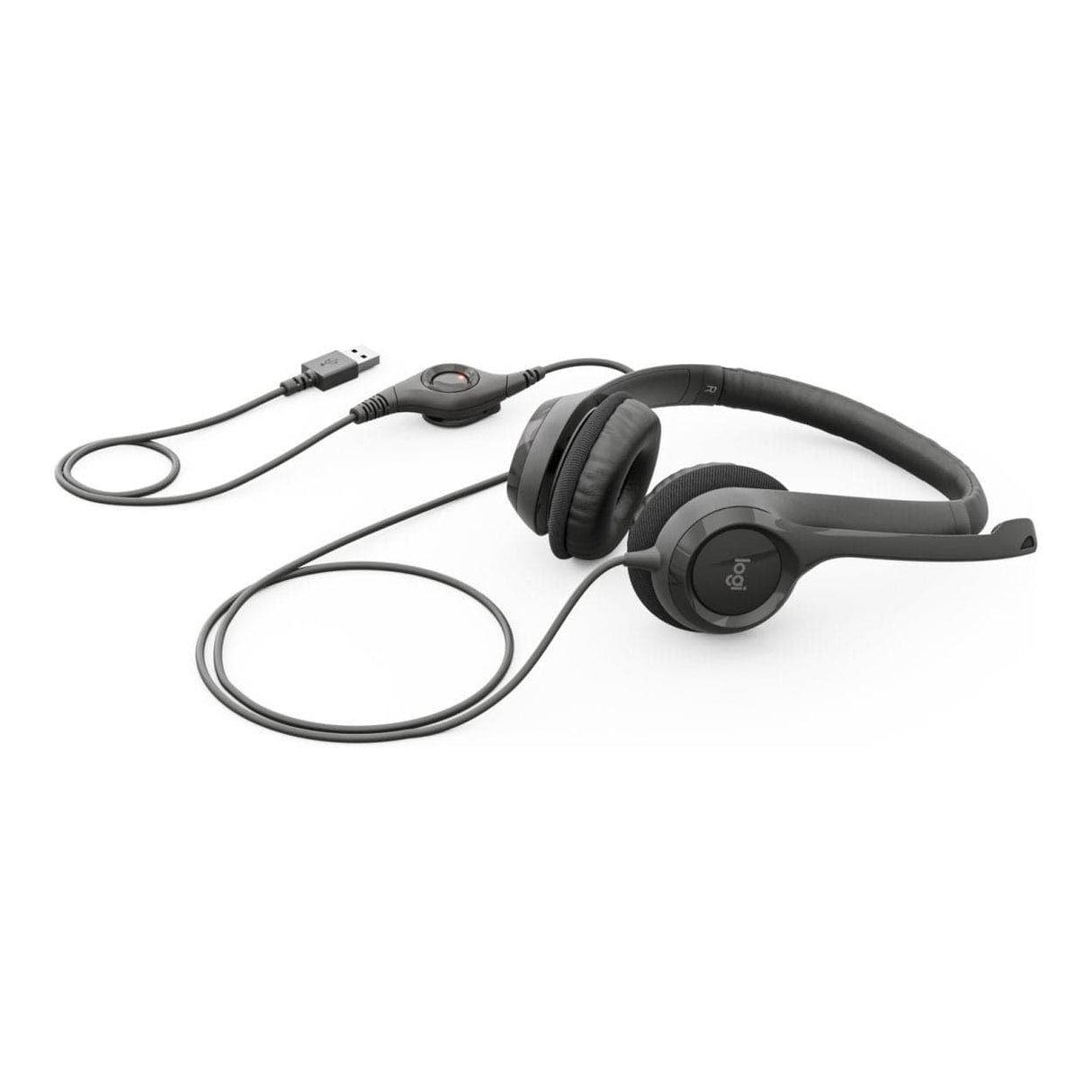 Logitech H390 USB Headset with Noise-Canceling Mic 981-000803