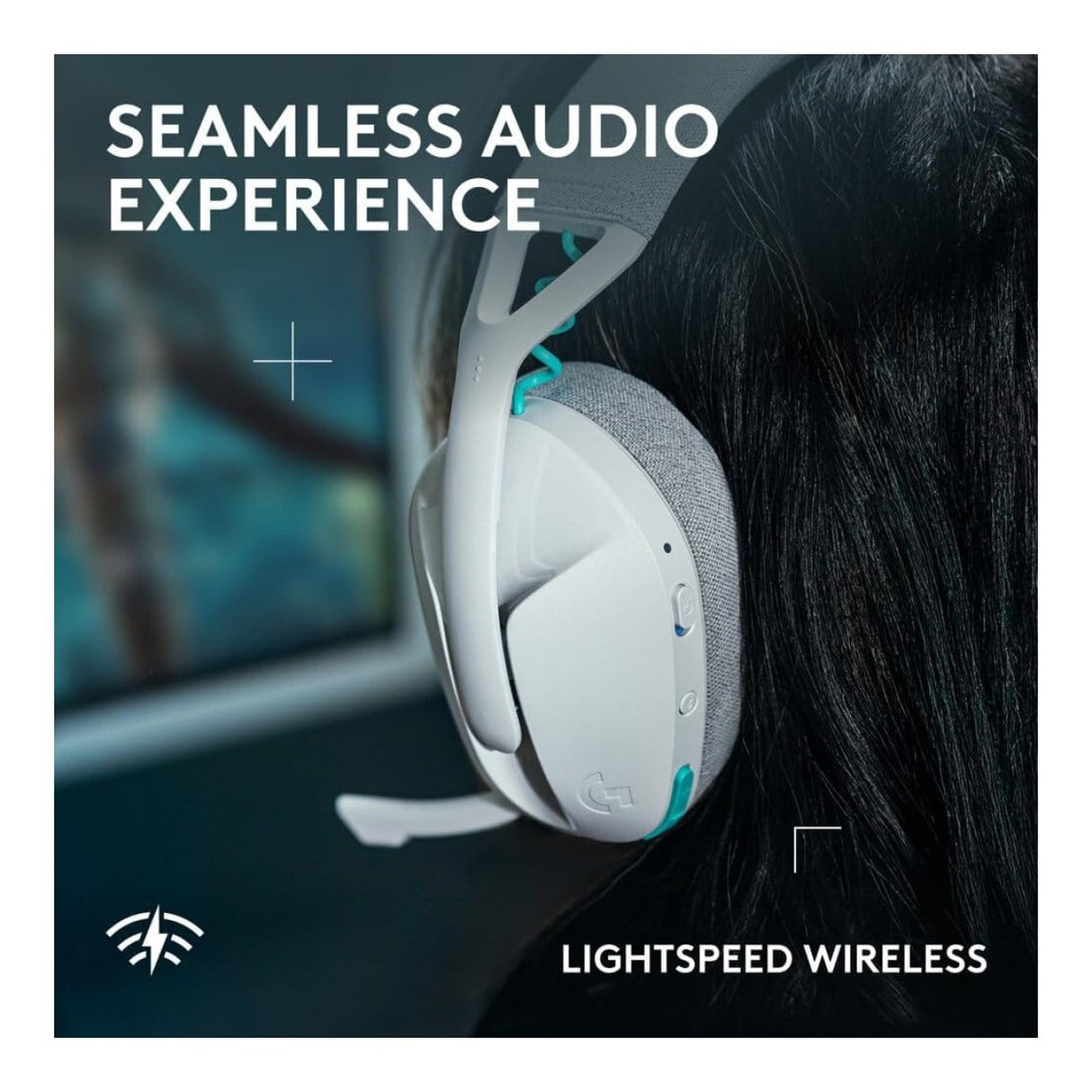 Logitech G G321 Wireless Gaming Headset White 981-001569