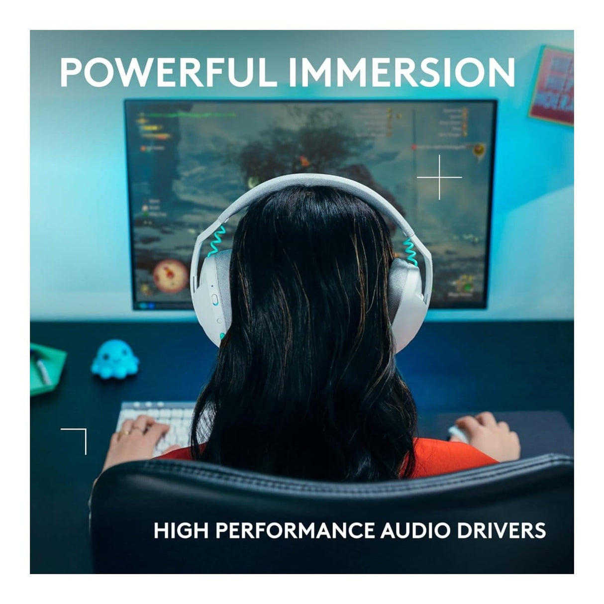 Logitech G G321 Wireless Gaming Headset White 981-001569